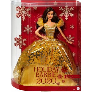 Кукла Barbie 2020 Holiday - Брюнетка Длинные Волосы