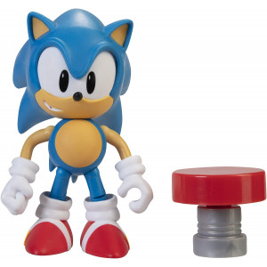 Фигурка Sonic The Hedgehog - Ежик Соник с пружиной (10 см)