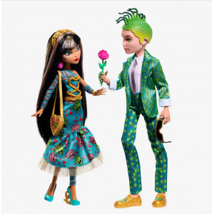 Куклы Monster High Cleo and Deuce Howliday Love Edition - Клео и Дьюс Любовный выпуск